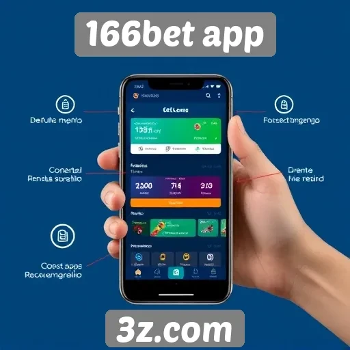 Análise das funcionalidades do 166bet app